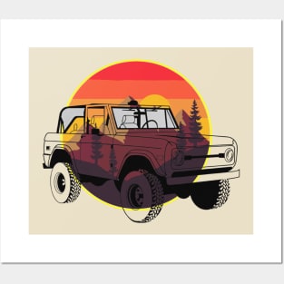 Bronco t-shirt Posters and Art